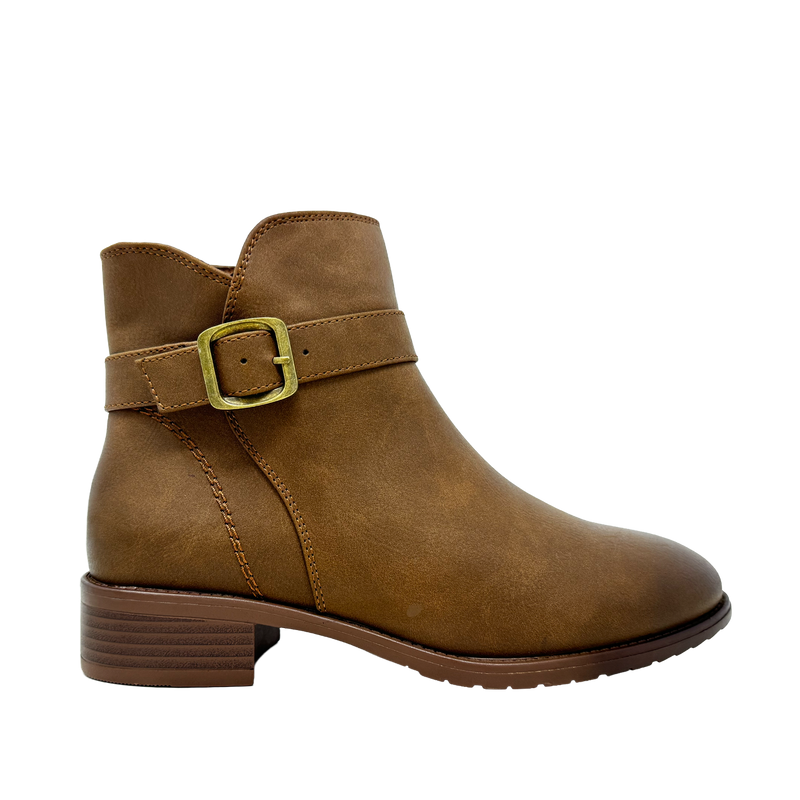 Botas Vania para mujer color tan