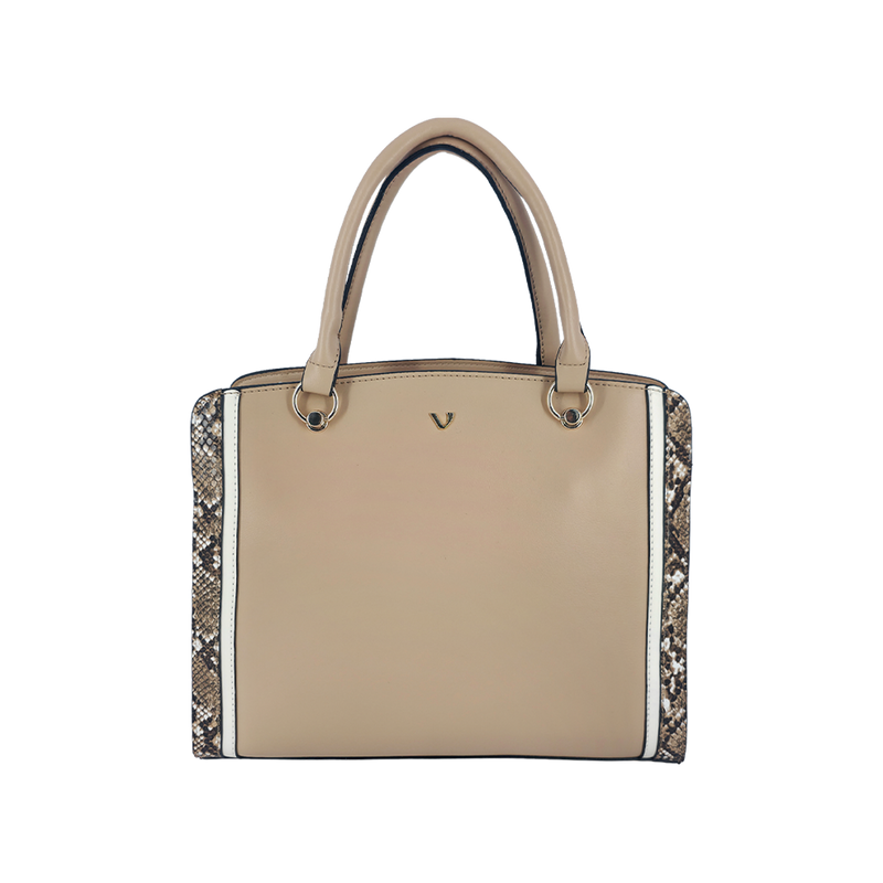 Cartera satchel Noelle para mujer color nude