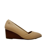 Cuñas Sara para mujer color nude