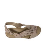 Sandalias de cuña Regina para mujer color blush